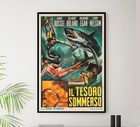 Underwater  1955 - Italian - Jane Russell - Vintage Classic Movie Poster