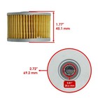 Caltric 15412-hp7-a01 Oil Filter For Honda Foreman Rubicon Trx520 2020-2026