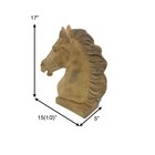 Horse Head Bust Large Stallion Plaster Statue Vintage Equestrian Decor
