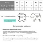 Classic Warm Dog Clothes Puppy Pet Cat Sweater Jacket French Bulldog Coat Hoodie