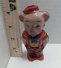 Vintage J  Chein Tin Wind-up Pig Toy Walker Does Not Walk Circa 1940   s