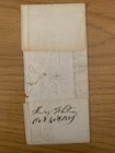 19th Century Original Handwritten Letter