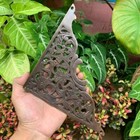 2pcs 7 87  Inches  Vintage Decorative Antique Solid Brass Ornate Corner Protecto