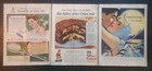 Woman s Home Companion Magazine Vintage 1952 Lot Of 3 Fashion  Family  Home Ads