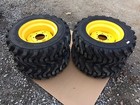 4 Hd 10-16 5 Trac Chief  Skid Steer Tires rims wheels For New Holland -  6 Lug 