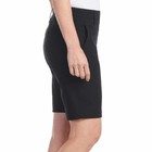 Hilary Radley Women s Mid-rise Bermuda Shorts  Black  Size L