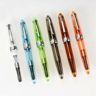 Jinhao 992 Clear Transparent Spiral Fountain Pen Fine Nib F 0 5mm Writing Office