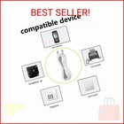 Long Telephone Extension Cord 20 Ft  White  Phone Cable Wire With Standard Rj11