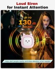 Personal Safety Alarm  3 Pack Loud 130db Siren Emergency Panic Alarm With Led   