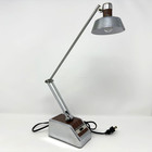 Vtg Mid Century Modern Adjustable Desk Lamp Light Transformer Powered Mcm Works