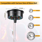Rotated 6rpm Rgb Light Motor 30led For Mirror Disco Ball 6  8  12  Dj Party Bar