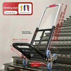 Stair Climbing Cart  187 Lb Climber Hand Truck Dolly  Adjustable Handle  Folding