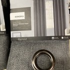 Set Sonoma Irvine Blackout Window Grommet Panel 50   x 84    New Gray Curtain Drapes