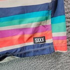 Nwt Saxx Betawave 17  Board Shorts Swim Trunks Men 34 Lined Colorful Striped