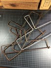 Four Pcs Antique Primitive Metal Wire Hanger For Bacon Smoke House Meat Holder