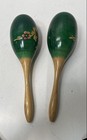 Percussion Lot Hand Painted Maracas Cowbell Electronic Rhythm Sticks 6pc