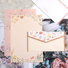 27 Pcs Stationary Writing Paper With Envelopes Set Cute Vintage Floral Letter   