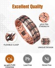 3x Strength Copper Magnetic Bracelet For Men With Adjust Tool And Jewelry Gift B