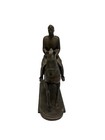 Antique Bronze Johan Galster 41 Cast Statue Horse Rider Danish King Christian