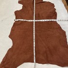 Avetco Rustic Brown Lamb Suede 5   6 Sq Ft Good Grade Soft Garment Quality Hide