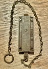 Antique Cast Iron metal Chain Pull Barn Door Double Door Top Latch works Well