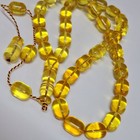       natural Baltic Amber Islamic Prayer 33 Beads Misbaha Tasbih Rosary 81g      