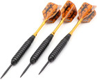 23 Grams Black Coating Brass Barrels Steel Tip Darts With 2 Different Sets Da   