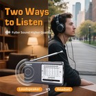 Fm am sw Portable Mini Radio Receiver Music Player Battery Operated Pocket Radio