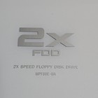 Sony Usb Floppy Disk Drive 2x Speed Fdd White Compact Mpf88e Vintage