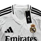 Adidas Real Madrid  24 25 Home Long Sleeve Soccer Jersey  Size Medium It3442 Nwt