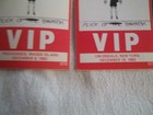 Rare Vintage Lot Of 7 Ac Dc Vip Concert Passes 1983 Unused Flick Of The Switch