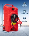 Upgraded Fuel Transfer System  16 Gal Gas Caddy With Manual Pump For Atv  Boat