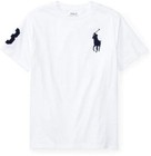 Polo Ralph Lauren Men s White Big Pony W   3 Crew Neck T-shirt Size Xxl  New