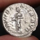 Emperor Elagabalus Denarius 218ad Ancient Rome Silver Coin Vf Condition With Coa