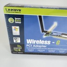 Linksys Wireless-g 5x Performance Wmp54g Desktop Pci Adapter 54mbps 2 4 Ghz