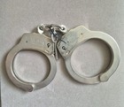 Vintage Smith   Wesson Real Porltand Oregon Police Officer Handcuffs Numbered