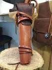 Western Tanned Leather Leg Holster Fits Rossi Ranch Hand Henry Mares Leg
