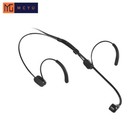 Headset Black Wired Condenser Microphone Omnidirection Pack-up For Amplifier Etc