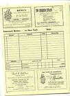 1963 1964 Nhl Program New York Rangers At Boston Bruins Ex