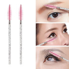 100 Pcs Disposable Eyelash Brush  Mascara Wands Makeup Brushes Applicators Kits