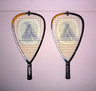 Pro Kennex Diamond Ace  3 5 8  Two  2  Racquetball Racquets   Covers  new 