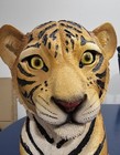 11  Bengal Tiger Cub Resin Statue Sitting Wildlife Decor Safari Read