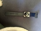 Apple Watch Series 3 42mm Black Aluminum  Black Silicone Band 