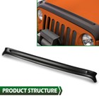 Hood Bug Deflector Guard Fit For 2018-2022 Jeep Wrangler 2020-2022 Gladiator