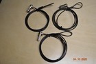 Kensington Locks 3 Pack Anti-theft Security Electronic Cable Computer Laptop Pc