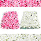 10 20pcs Artificial Wedding Silk Flower Wall Decor Background Rose Floral Panels
