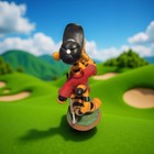 Walt Disney World Tigger Golf Player Bobblehead Figurine 10  Vintage