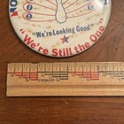 North Homecoming 1979 Peacocks Vintage Pinback Button Pin Round Circle