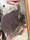 Miller High Life Beer Sign Black Bear Mirror First Printing Wisconsin Wildlife