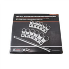 K Tool International Xd2cwsm Metric Ratcheting Crowfoot Wrench Set 13 Piece